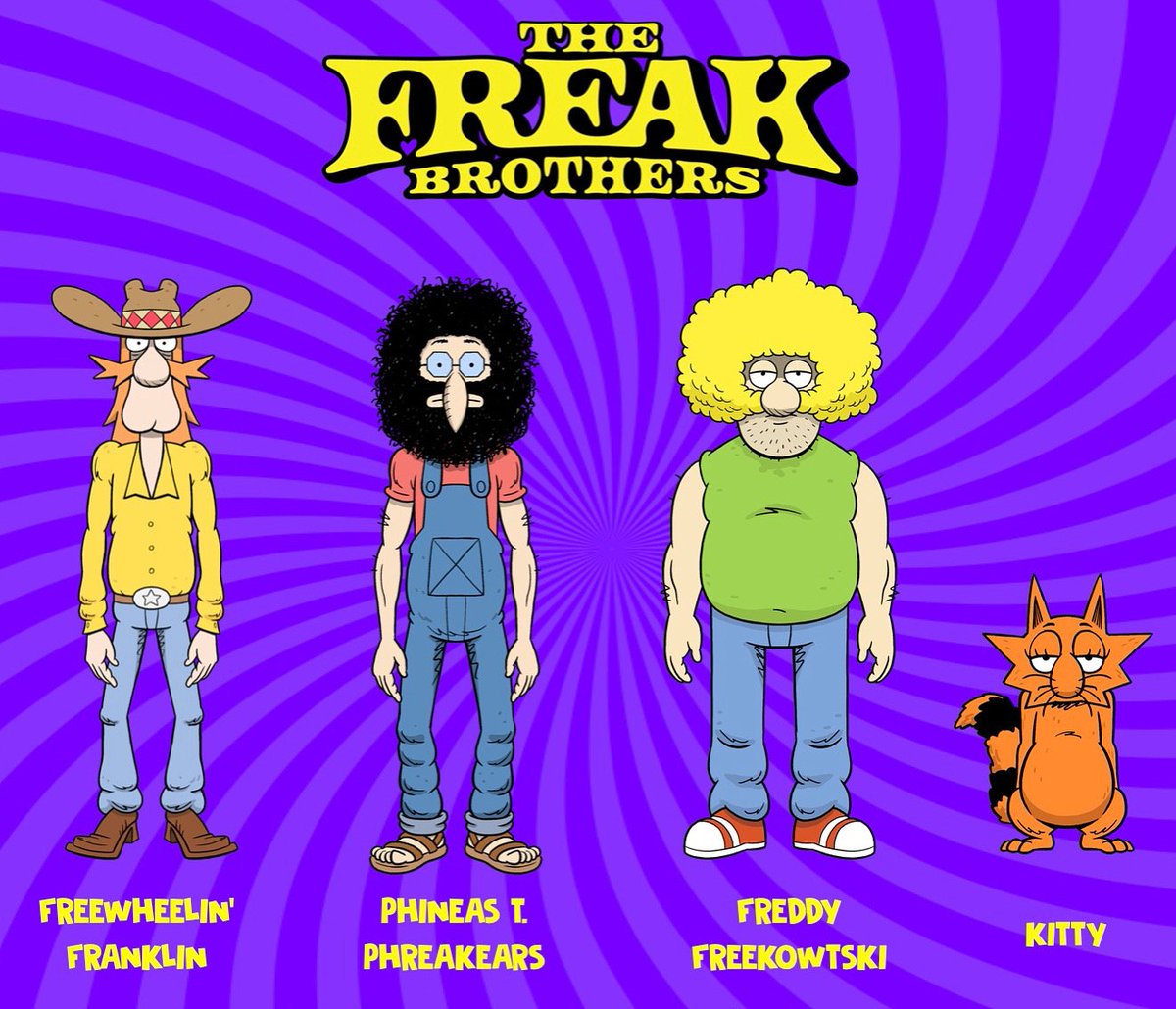 The Freak Brothers saison 1 poster